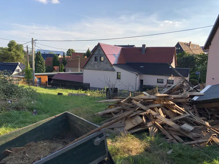 Der Garten vor dem Umbau.