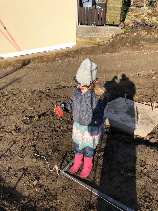 Die Baustelle im November 2020.